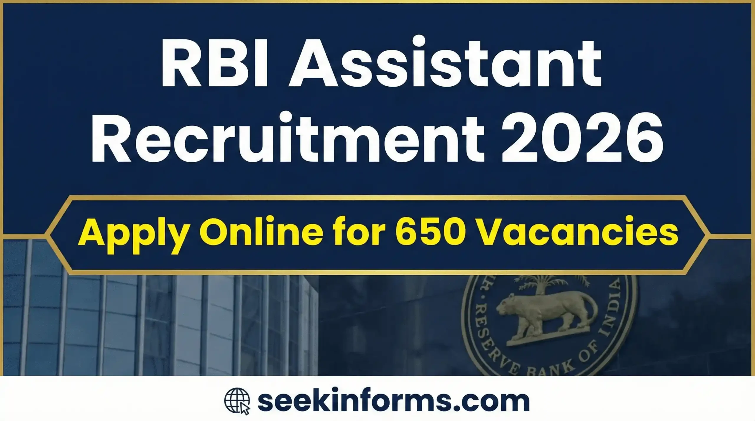 RBI Recruitment 2026