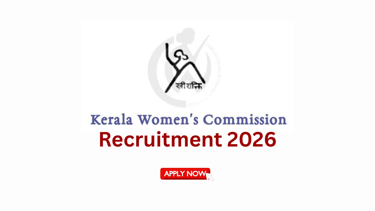 Kerala Women's Commission Recruitment 2026