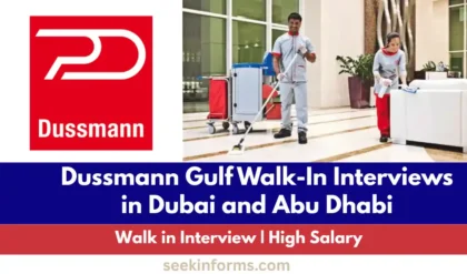 Dussmann Gulf Walk-In Interviews in Dubai and Abu Dhabi