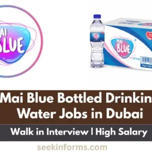 Mai Blue Bottled Drinking Water Jobs in Dubai