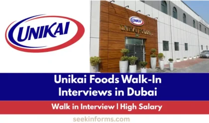 Unikai Foods Walk-In Interviews in Dubai