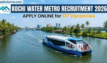 Kochi_water_metro_recruitment_2026